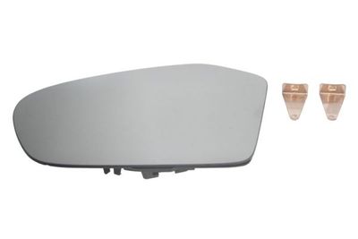 Zijspiegel glas Links (flat, met verwarming) past: MERCEDES B-KLASA W245 03.05-11.11