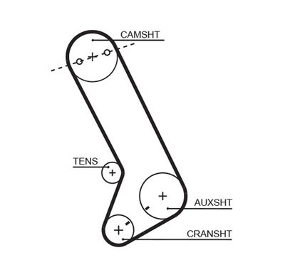 Timing Belt GATES T132