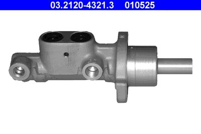 ATE 03.2120-4321.3 Ремкомплект тормозного цилиндра  для PEUGEOT 206 (Пежо 206)