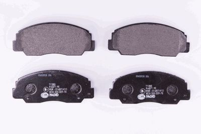 Комплект тормозных колодок, дисковый тормоз HELLA 8DB 355 009-781 для DAIHATSU RUGGER