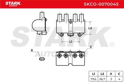 запалителна бобина STARK SKCO-0070045