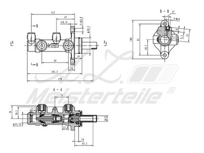 Спирачна помпа A.Z. Meisterteile AZMT-44-110-1118