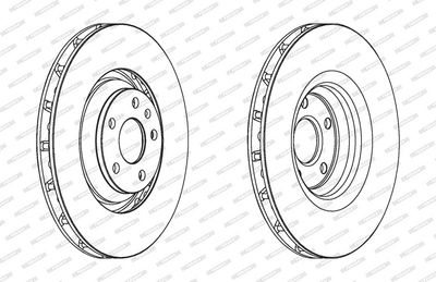 BREMSSCHEIBE FERODO DDF1847C1 1