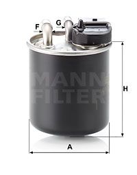 MANN-FILTER Brandstoffilter (WK 820/16)