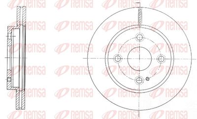 спирачен диск REMSA 61738.10