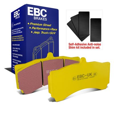 комплект спирачно феродо, дискови спирачки EBC Brakes DP4006R