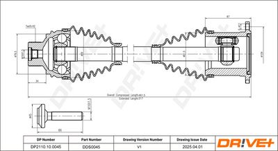 ANTRIEBSWELLE DR!VE+ DP2110100045 3