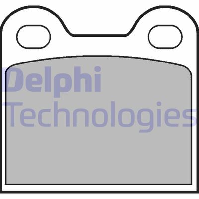 Комплект тормозных колодок, дисковый тормоз DELPHI LP21 для SAAB 90