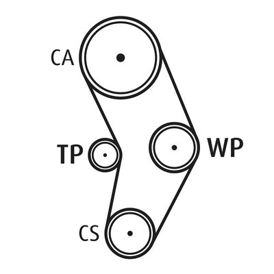 SET POMPA APA + CUREA DINTATA VALEO 614536 1