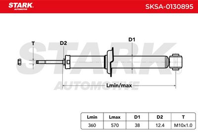 амортисьор STARK SKSA-0130895