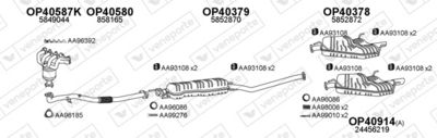 ABGASANLAGE VENEPORTE 400177