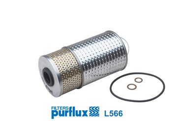 Масляный фильтр PURFLUX L566 для MERCEDES-BENZ 124