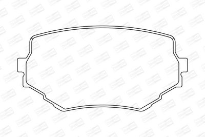 BREMSBELAGSATZ SCHEIBENBREMSE CHAMPION 572420CH 1