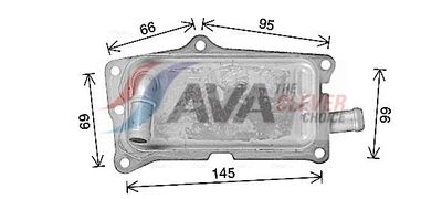 RADIATOR RACIRE ULEI CUTIE DE VITEZE AUTOMATA AVA Clever Choice MS3752 2