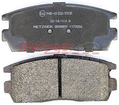 BREMSBELAGSATZ SCHEIBENBREMSE METZGER AUTOTEILE 1170256 3