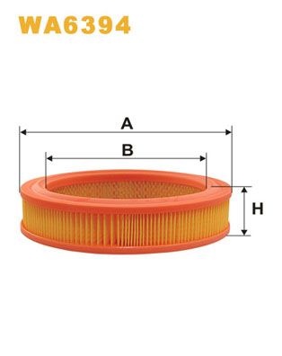 Воздушный фильтр WIX FILTERS WA6394 для LANCIA A