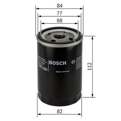 BOSCH 0 451 103 266 Масляний фільтр для HONDA (Хонда)