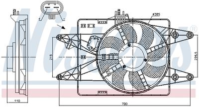 Fan, engine cooling 85133