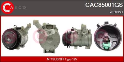 Компрессор, кондиционер CASCO CAC85001GS для MITSUBISHI PAJERO