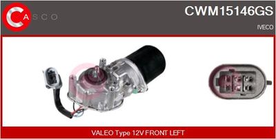 CASCO CWM15146GS Двигун склоочисника для IVECO (Ивеко)