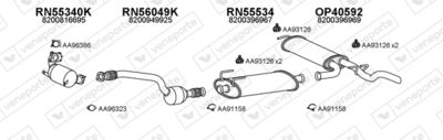 SISTEM DE ESAPAMENT VENEPORTE 550814