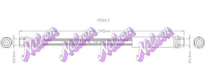Тормозной шланг KAWE H5663 для FORD FUSION