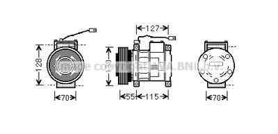 Компрессор, кондиционер AVA QUALITY COOLING JEAK032 для JEEP GRAND CHEROKEE