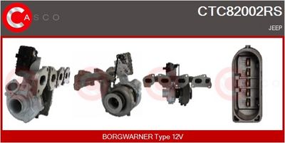 COMPRESOR SISTEM DE SUPRAALIMENTARE CASCO CTC82002RS