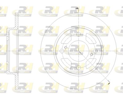 ROADHOUSE 62099.00 Тормозные диски для SUZUKI SWIFT V (AZ)