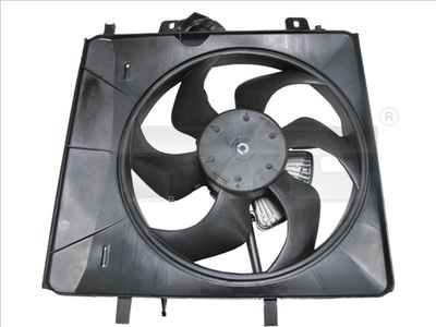 Вентилятор, охлаждение двигателя TYC 805-0016 для CITROËN C3