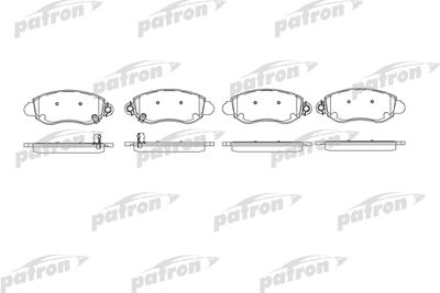 PATRON PBP1381 Тормозные колодки и сигнализаторы  для FORD TRANSIT (Форд Трансит)