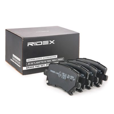 комплект спирачно феродо, дискови спирачки RIDEX 402B0010