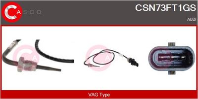 SENZOR TEMPERATURA GAZE EVACUARE