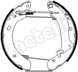 Комплект тормозных колодок METELLI 51-0195 для LAND ROVER FREELANDER