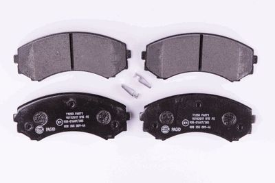 Комплект тормозных колодок, дисковый тормоз HELLA 8DB 355 009-461 для MITSUBISHI PROUDIA/DIGNITY