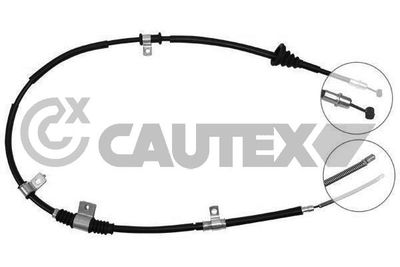 Тросик, cтояночный тормоз CAUTEX 761545 для HYUNDAI LANTRA