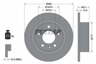 DISC FRANA TEXTAR 92075200