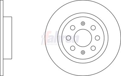 Fahren Brake Disc FBD6452
