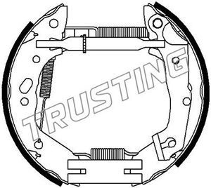 Комплект тормозных колодок TRUSTING 6362 для HYUNDAI S COUPE