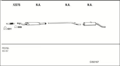 Układ wydechowy WALKER CI50167