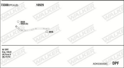 Изпускателна система WALKER ADK030002C