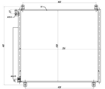 KONDENSATOR KLIMAANLAGE