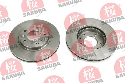 SAKURA 604-03-8871 Тормозные диски  для KIA CARNIVAL II (GQ) 2.5 V6