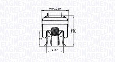 MAGNETI MARELLI Federbalg, Luftfederung