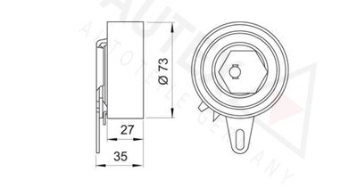 ROLA INTINZATOR CUREA DISTRIBUTIE AUTEX 641121 1