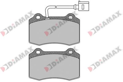 DIAMAX N09536 Тормозные колодки и сигнализаторы  для SEAT LEON (Сеат Леон)