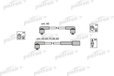 Комплект проводов зажигания PATRON PSCI1010 для AUDI CABRIOLET