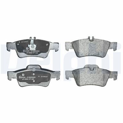 Brake Pad Set, disc brake LP1868