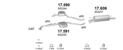 SISTEM DE ESAPAMENT POLMO POLMO01410