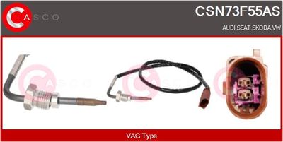 SENZOR TEMPERATURA GAZE EVACUARE